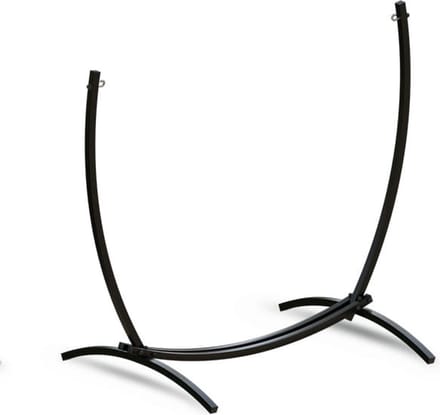 Viking Choice 2-in-1 Hangmat & Hangstoel Standaard - Opvouwbaar Zwart Frame