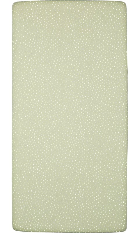 Plum Plum - Hoeslaken jersey 60x120cm - Dot Pistache