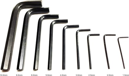 Inbussleutel Metrisch 8.0mm - Ultra Hard Trekstaal Zeskant Sleutel