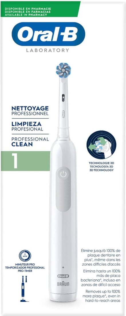 Oral-B Pro 1 - Elektrische Tandenborstel - wit
