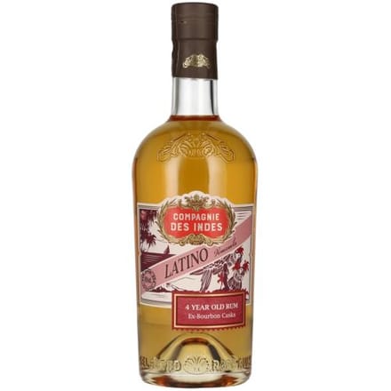 Compagnie des Indes LATINO VENEZUELA 4 Years Old Rum Ex-Bourbon Casks 40% Vol. 0,7l
