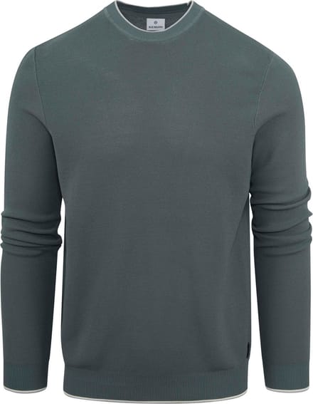 Blue Industry Pullover Groen - Maat XXL - Heren - Pullovers