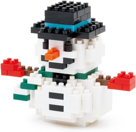 Miniatuur Sneeuwman Bouwpakket voor Creatieve Puzzelaars