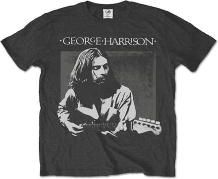 George Harrison - Live Portrait Heren T-shirt - M - Grijs