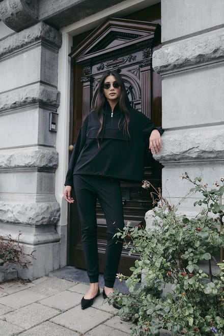 Gea pants technical jersey | Black - Black / S