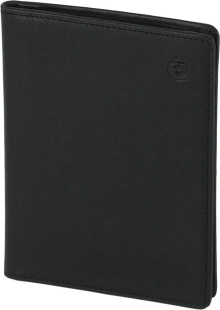 Esquire Logo ID etui leer 9 cm - schwarz