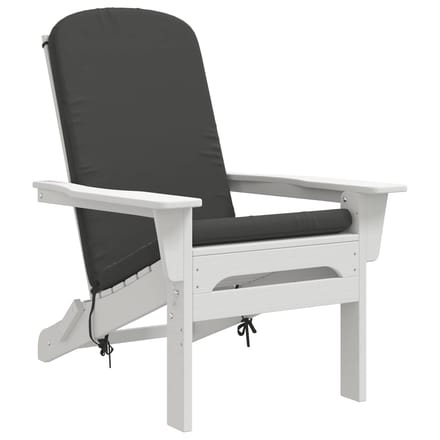 vidaXL - Zon - Ligzitzak - Kussen - GEMERT - 100% - Polyester - Antraciet