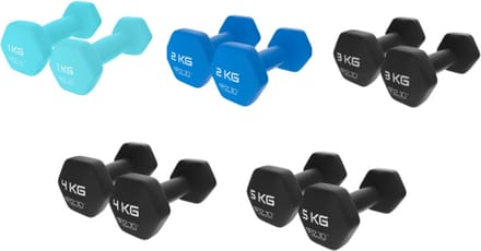 4FIZJO - Hantels - 3kg - Klasyk - Winyl