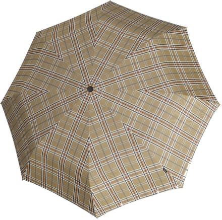 Knirps Paraplu T.760 Stick Automatic Check Beige