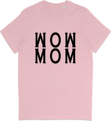 T Shirt Dames - Geweldige Moeder - Roze - Maat M