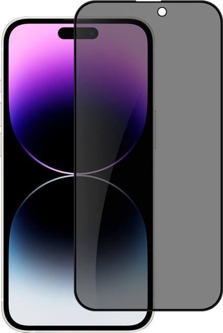 Geschikt Voor iPhone 16 & iPhone 15 Privacy Screen Protector - Privé - Tempered Glass