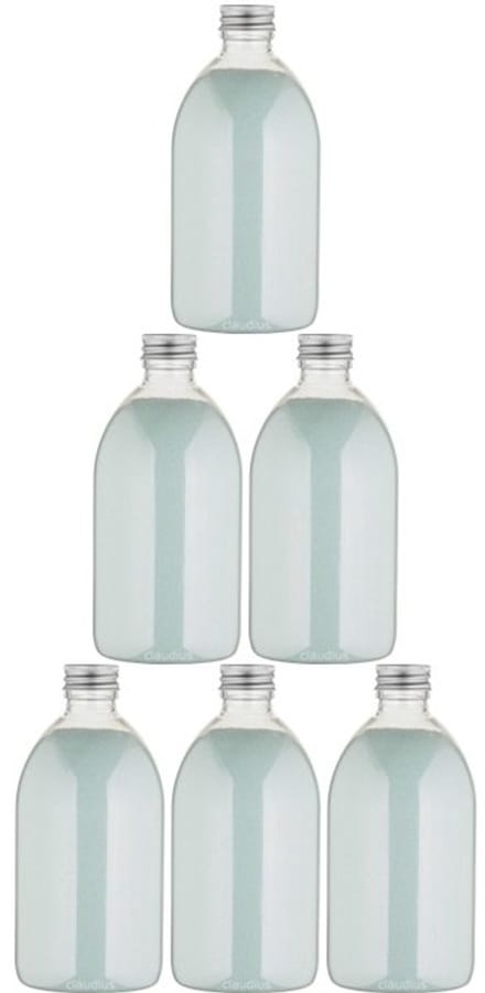 Scrubzout Hammam Herbal - 650 gram - Fles met aluminium dop - set van 6 stuks - Hydraterende Lichaamsscrub