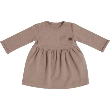 Baby's Only Jersey jurkje Melange - Clay - 50 - 100% ecologisch katoen - GOTS