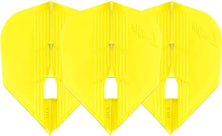 Dart Flights - Vols Kami - Darts Spelen - 90 Graden Vorm - Small Standard - Geel