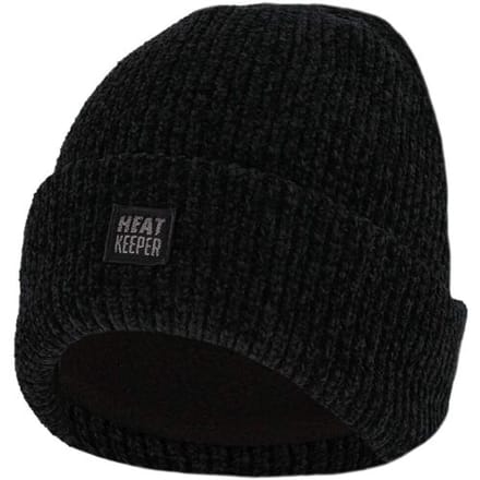Heatkeeper Dames Thermo Muts Chenille Zwart