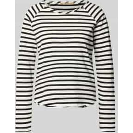 Longsleeve met ronde hals en gerolde zoom