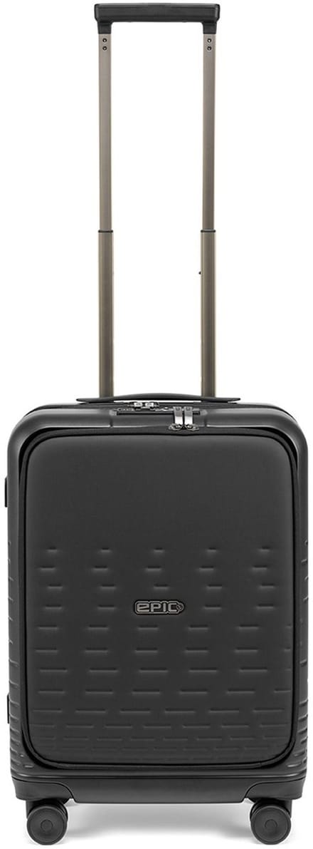 EPIC Trolley met laptopvak Spin Fastback Satin Black Zwart 55cm