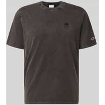 T-shirt met Labelstitching en Ronde hals