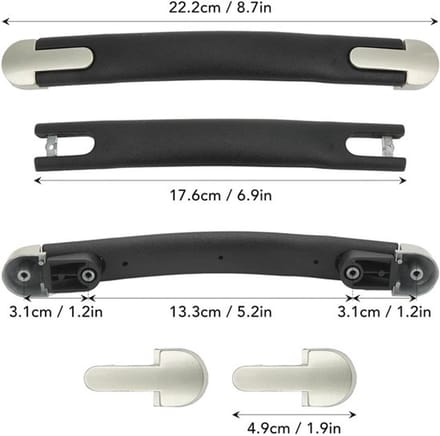 SPHProducts - Koffervervangingsgreep - Plastic Bagagehandvat - Lange