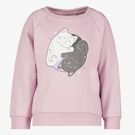 Name It meisjes trui roze met katten - Maat 92