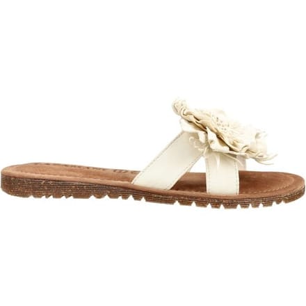 Lazamani - Zinnia Dames Slippers Leer Offwhite - Maat 37