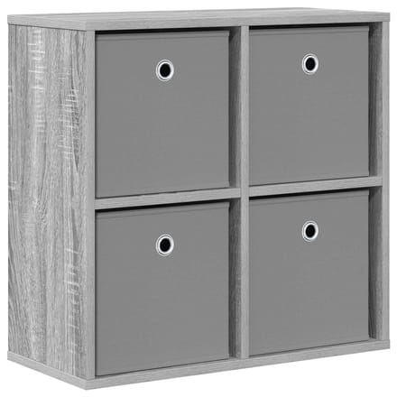 vidaXL - Dressoir - Grijs - Sonoma - 59,5 - x - 27 - x - 57 - cm