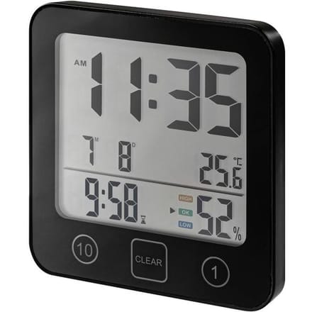 E0007STH-V7 Timer Zwart Digitaal