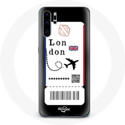 Coque pour Huawei P30 Billet d'avion London