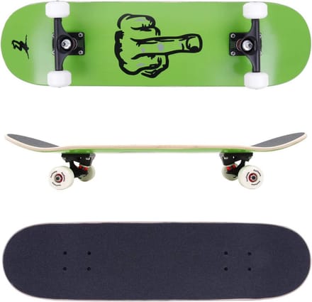 Skateboard met Canadees esdoorn deck en High Speed lagerwielen