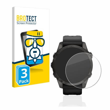 BROTECT - Glas Screenprotector voor Garmin Epix Pro (Gen 2) (42 mm) - Gehard Beschermglas 9H 3 Stuks