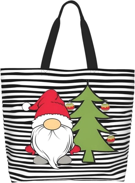 Grote Kerst Boodschappentas Tote Tas Dames Herbruikbaar Cadeaus