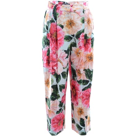 Dolce & Gabbana Women Flowers Trouser