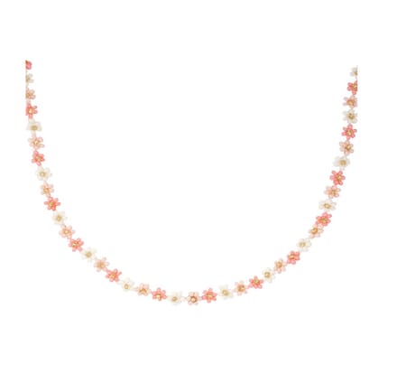 Yehwang Ketting Floral Power - Lichtroze