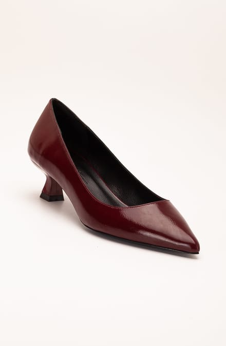Helly Kitten Heel Leren Stiletto Pumps