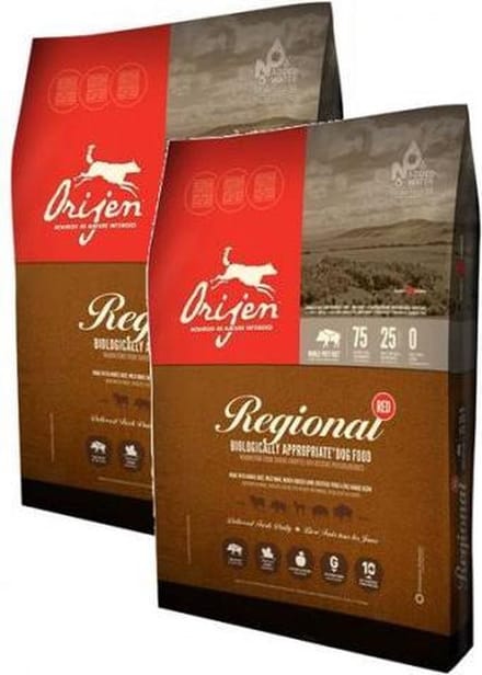 2x 6 kg Orijen regional red dog hondenvoer