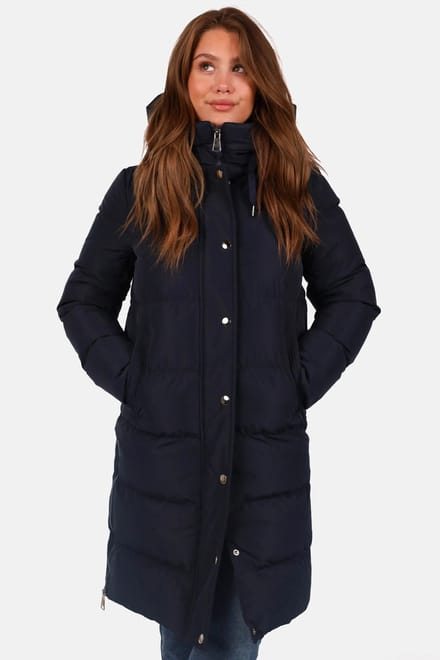 Getdrezzed Winterjas - Maat: M - winterjas medium donkerblauw