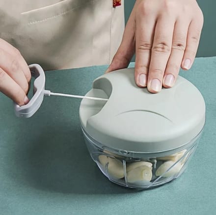 Go Go Gadget - Kitchen Groentesnijder: Uiensnijder & Uienhakker - Trekkoord - Groen
