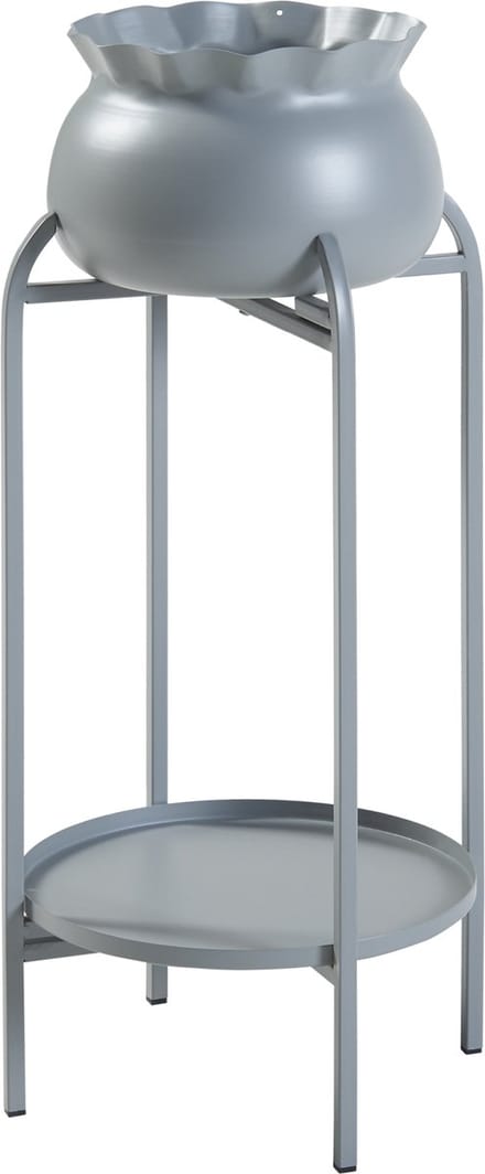 Plantenstandaard Altena 80,5x40x40 cm grijs [en.casa]