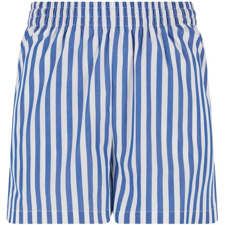 Urban Classics - Striped Korte broek - XL - Wit/Blauw