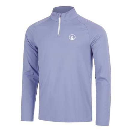 Quiet Please Glow Big Serve 1/4 Zip Longsleeve Heren