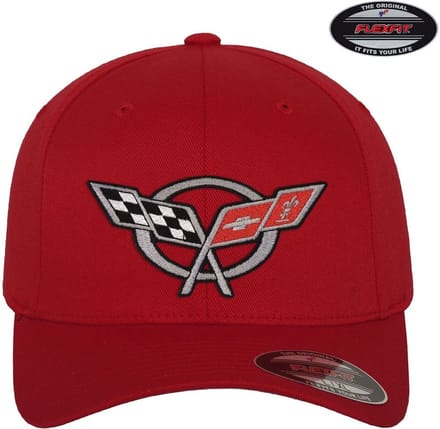 Corvette Cap C5 Vlaggen Flexfit Cap GM-92-CORV9902-CB63