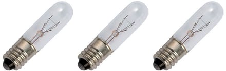 Signaallamp E10 30V 3W - 100 mAh - 3 stuks - T10 Gloeilamp Ø10mm - 40mm - 2500K - Dimbaar