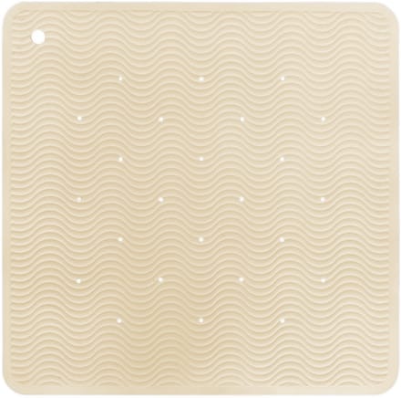 HEVEA Wave Badmat Square - Sand