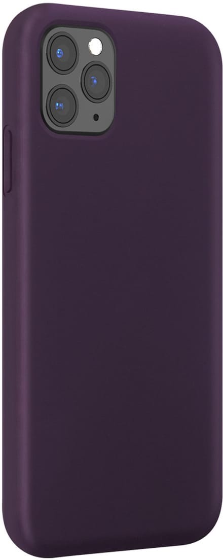 Bigben Connected, Hoesje geschikt voor iPhone 11 Pro - Siliconen Soft Touch Hardcase, Paars