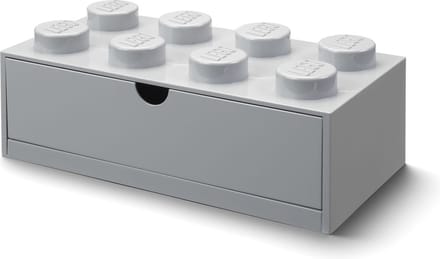 Bureaulade Brick 8, Grijs - LEGO