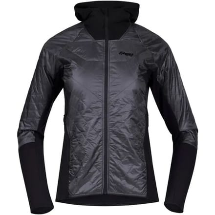 Bergans Cecilie Light Insulated Hybrid Jacket W (Maat - L, Kleur - Solid Dark Grey/Black)