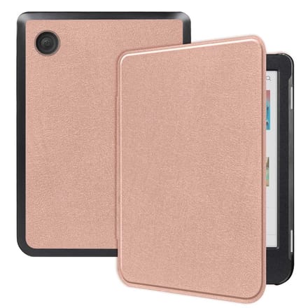 imoshion Slim Hard Case Bookcase voor de Kobo Clara Colour / BW - Rosé Goud