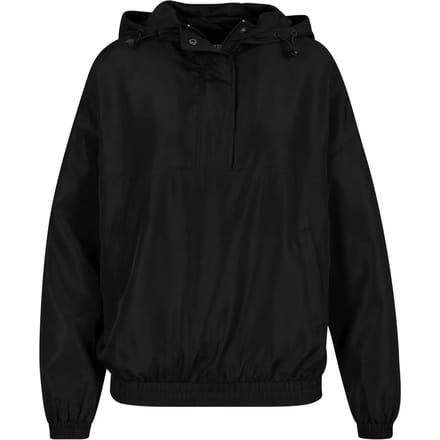 Urban Classics Ladies Recycled Oversized Pullover Jacket Tussenseizoensjas zwart S