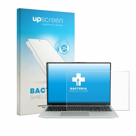 upscreen - Screenprotector voor Wortmann Terra Mobile 1610 - Folie Beschermfolie transparant antibacterieel