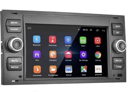 CarPlay geschikt voor Ford Fiesta Focus C-Max S-Max Galaxy Fusion Connect Android navigatie Bluetooth USB WiFi